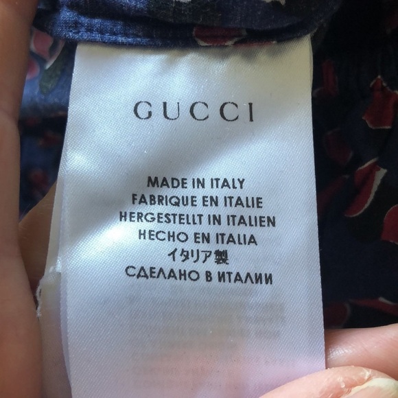 GUCCI Jumpsuit Cotton Size 12 Ruffle Novelty Heart Romper Heart Made in Italy - Picture 16 of 16